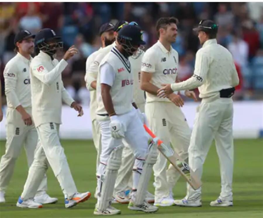 लीड्स टेस्‍ट में भारत की पहली परी 78 रन पर सिमटी, इंग्‍लैंड की मजबूत शुरुआत