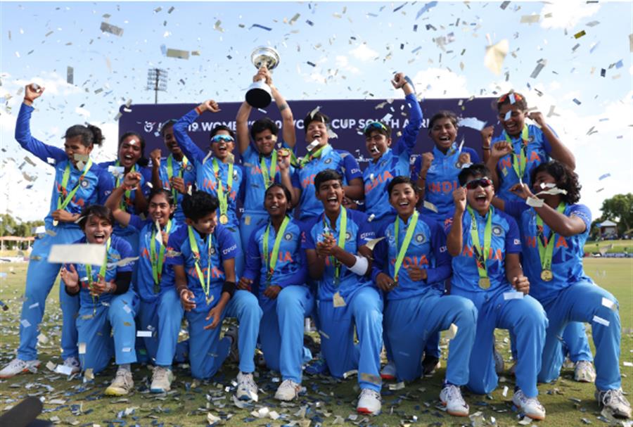 भारत की बेटियों ने रचा इतिहास, आईसीसी अंडर-19 क्रिकेट वर्ल्‍डकप जीता