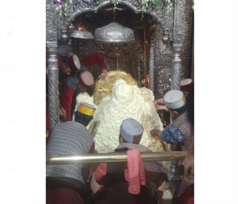 नगरकोट माता बज्रेश्वरी देवी मंदिर में शुरु हुआ सात दिवसीय घृतमंडल पर्व