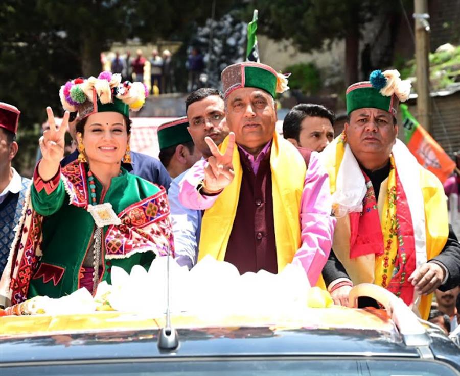 किन्नौर पहुँचे नेता प्रतिपक्ष, पन्ना प्रमुख सम्मेलन को संबोधित कर कंगना के लिए मांगे वोट