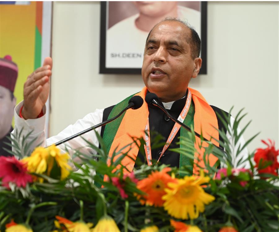 आपदा में गंभीर नहीं है सुक्खू सरकार, अनर्गल बातों से नहीं मिलती राहत:जयराम ठाकुर