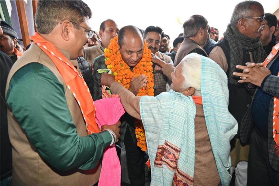 ​व्यवस्था परिवर्तन के नाम पर सुक्‍खू सरकार ने किया व्यवस्था का पतन: जयराम ठाकुर