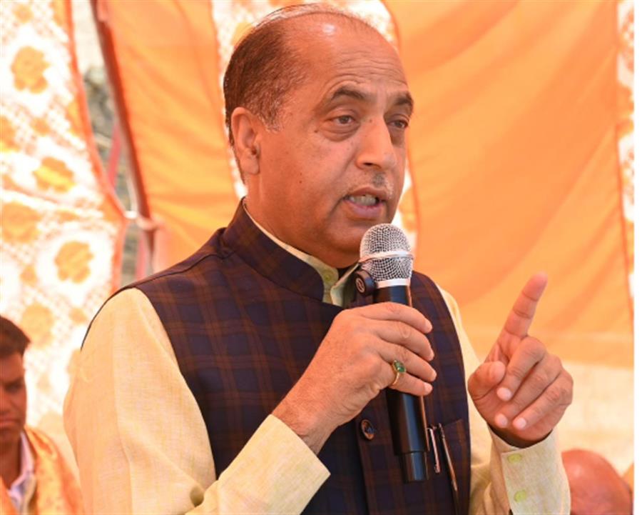 भ्रष्ट अधिकारियों के आगे पूरी तरह कंप्रोमाइज़्ड हैं सीएम सुक्खू : जयराम ठाकुर