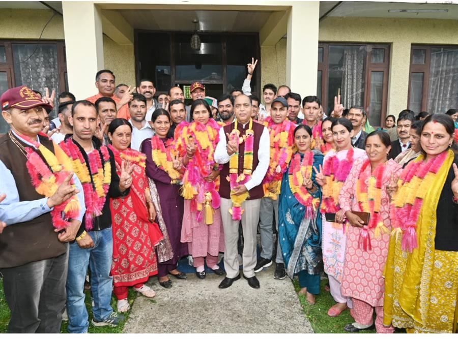 सराज की तीनों पंचायत समितियों पर भाजपा का कब्जा, जयराम ने कांग्रेस को घेरा