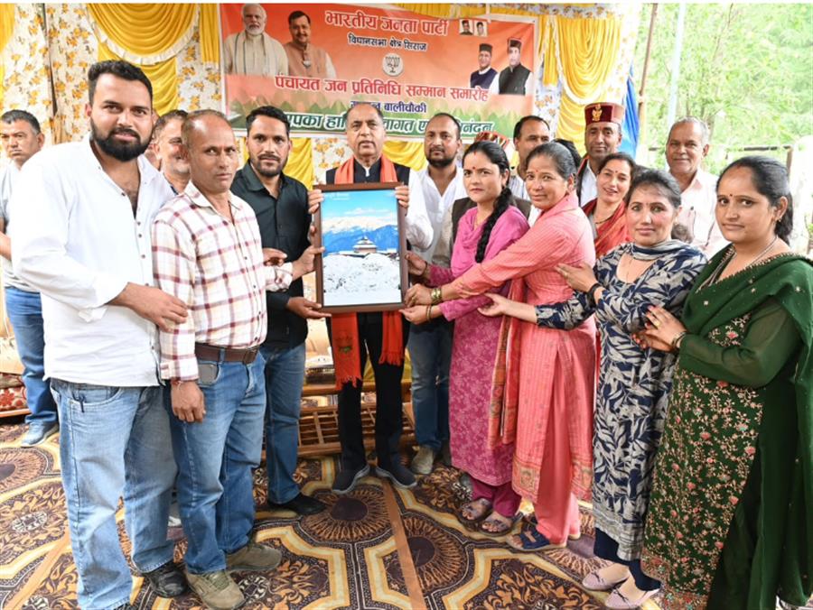 कुर्सी बचाने के लिए गांधी परिवार के पिछलग्गू बने सीएम सुक्खू: जयराम ठाकुर
