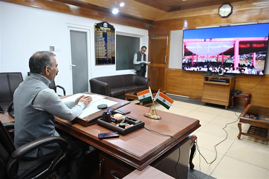 मुख्यमंत्री ने एंटी-चिट्टा वाकाथॉन को वर्चुअली संबोधित किया